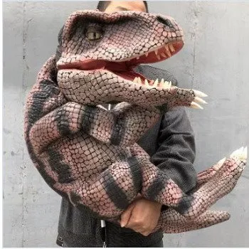 Punaruskea T-rex Käsinukke